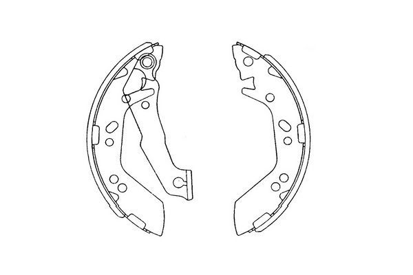 KAVO PARTS stabdžių trinkelių komplektas KBS-3401